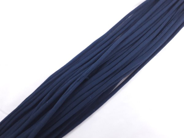 Jerseynudeln/bänder dunkelblau 2 cm breit 1,50 m lang