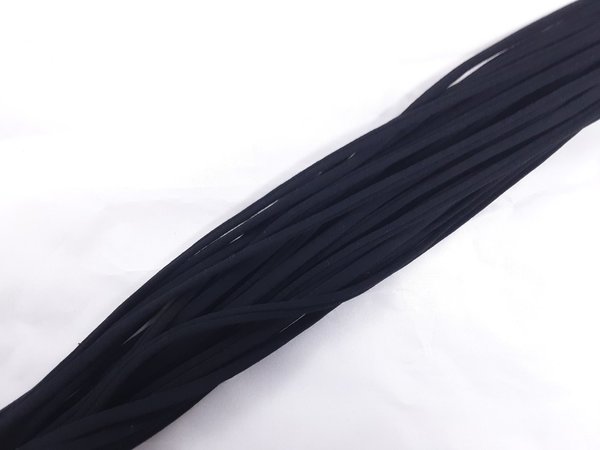 Jerseynudeln/bänder schwarz 2 cm breit 1,50 m lang