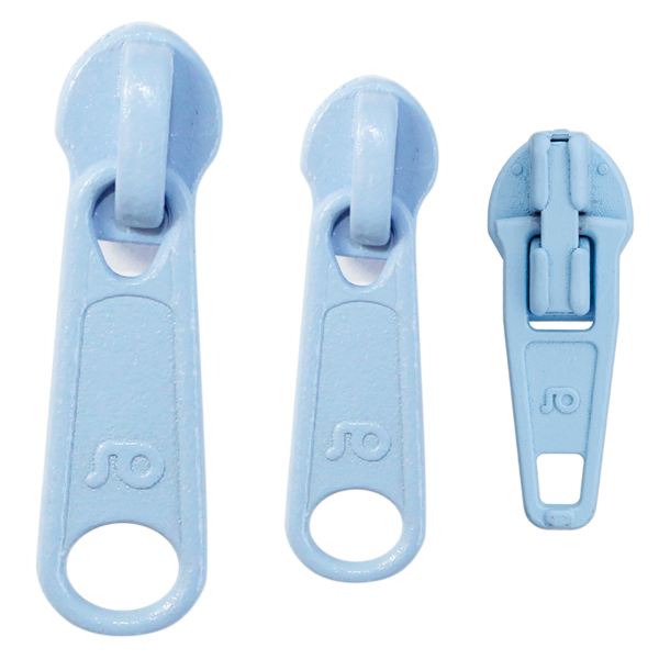 Prym Reißverschluss-Schieber 3mm hellblau